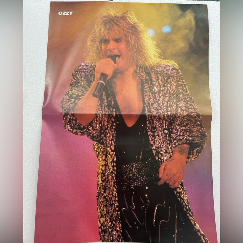 Ozzy Osbourne Vintage Pinup - Sequin Stage Coat